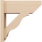 Ekena Millwork 7 1/2-in W x 18-in D x 18-in H Funston Slat Rough Cedar Woodgrain TimberThane Outlooker, Primed Tan OUTUR075X18X18FST24RCPR - alternate 2